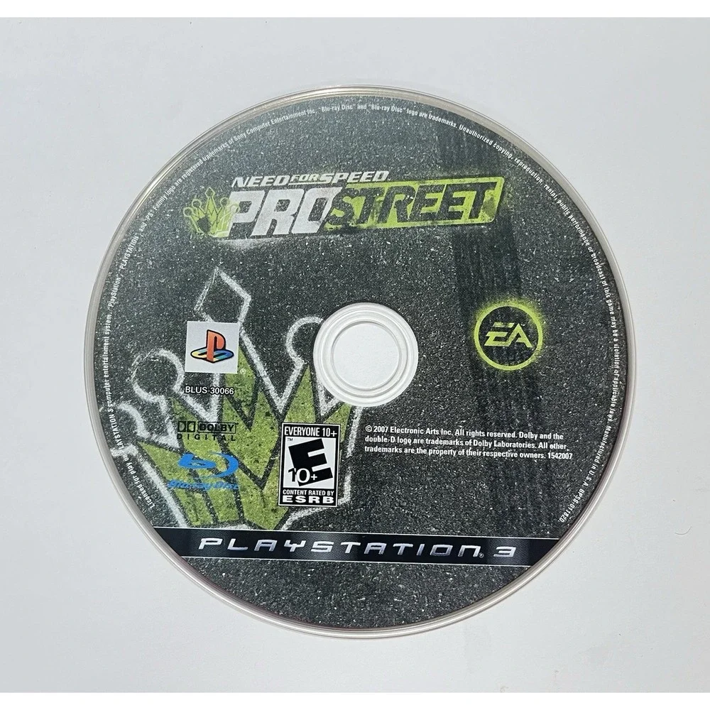 Need for Speed: ProStreet Sony PlayStation 3, 2007 PS3